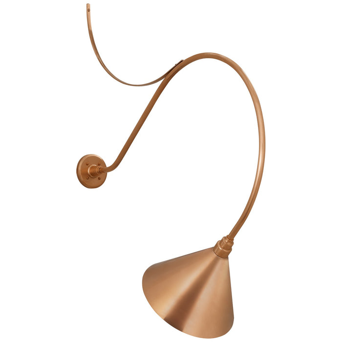 Visual Comfort Signature TOB 2807SC/S11-SC LED Barn Light, Soft Copper