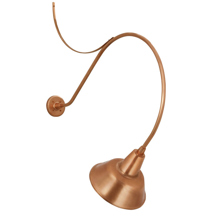 Visual Comfort Signature TOB 2807SC/S1-SC LED Barn Light, Soft Copper