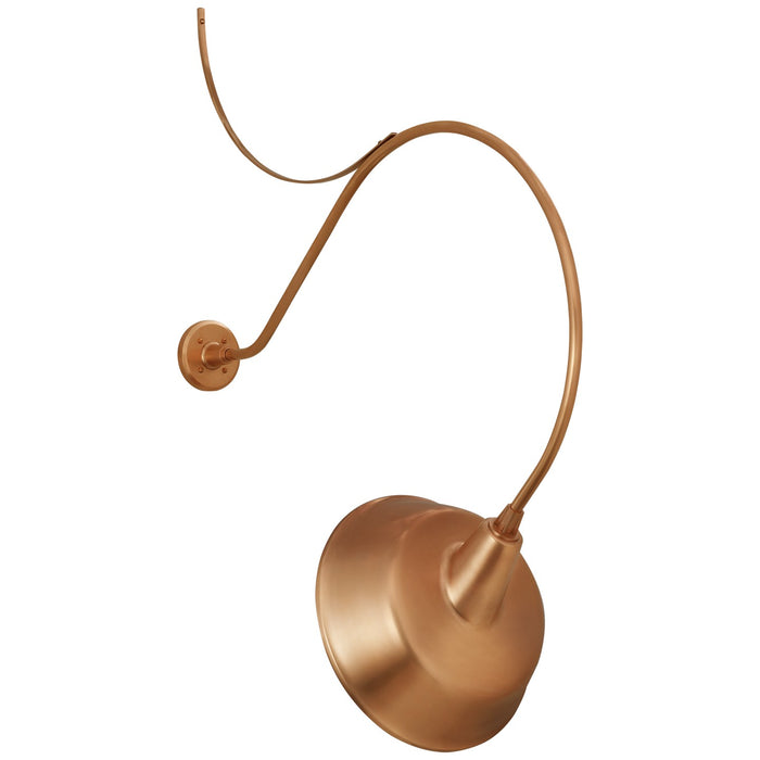 Visual Comfort Signature TOB 2807SC/S4-SC LED Barn Light, Soft Copper