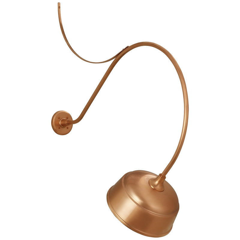 Visual Comfort Signature TOB 2807SC/S6-SC LED Barn Light, Soft Copper