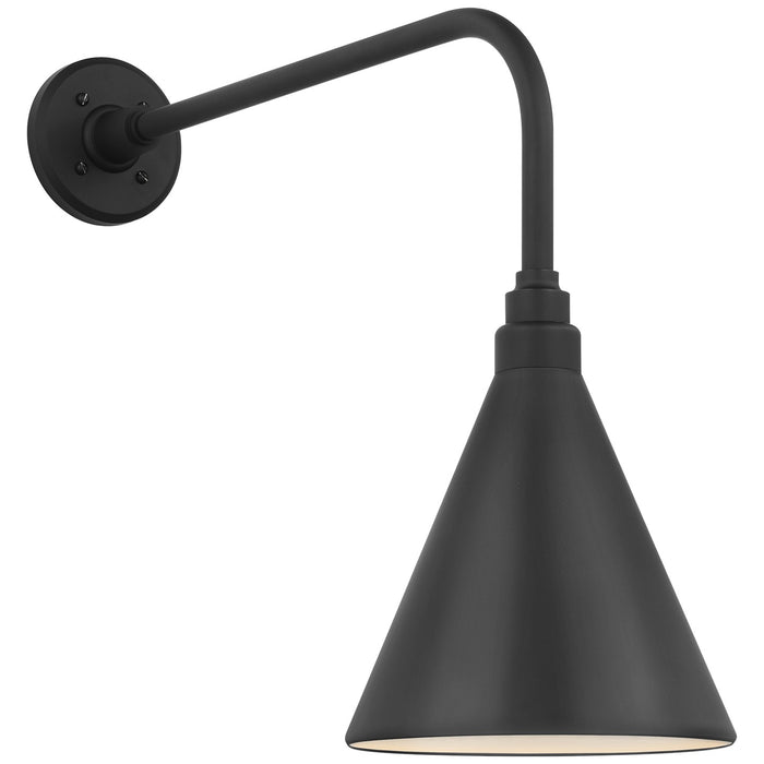 Visual Comfort Signature TOB 2809MBK/S10-MBK LED Barn Light, Matte Black