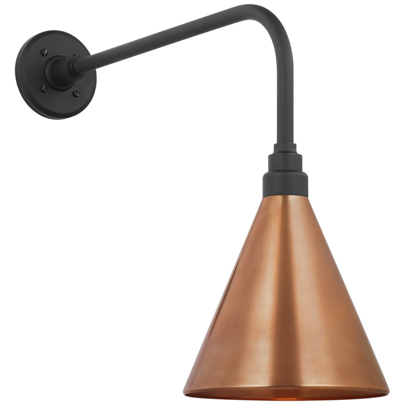 Visual Comfort Signature TOB 2809MBK/S10-SC LED Barn Light, Matte Black