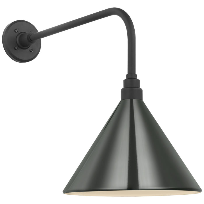 Visual Comfort Signature TOB 2809MBK/S11-G LED Barn Light, Matte Black