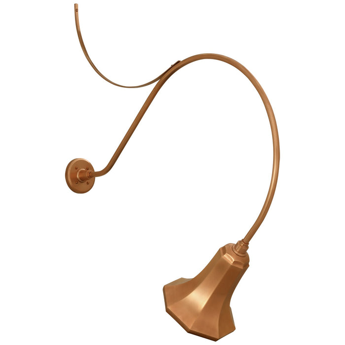 Visual Comfort Signature TOB 2807SC/S9-SC LED Barn Light, Soft Copper