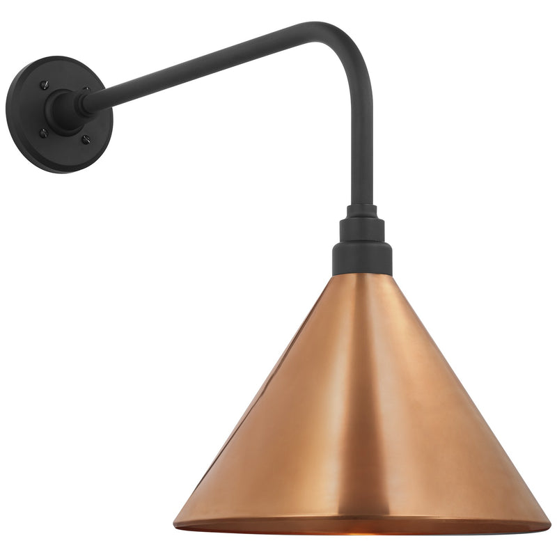 Visual Comfort Signature TOB 2809MBK/S11-SC LED Barn Light, Matte Black