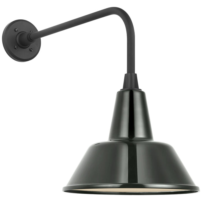 Visual Comfort Signature TOB 2809MBK/S1-G LED Barn Light, Matte Black
