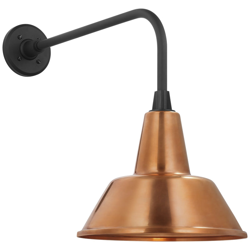 Visual Comfort Signature TOB 2809MBK/S1-SC LED Barn Light, Matte Black