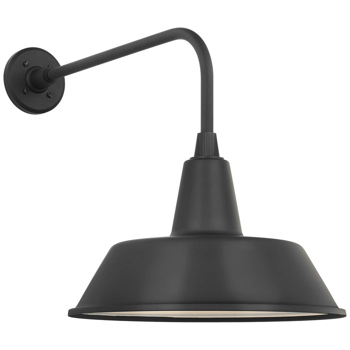 Visual Comfort Signature TOB 2809MBK/S2-MBK LED Barn Light, Matte Black