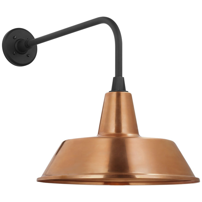 Visual Comfort Signature TOB 2809MBK/S2-SC LED Barn Light, Matte Black