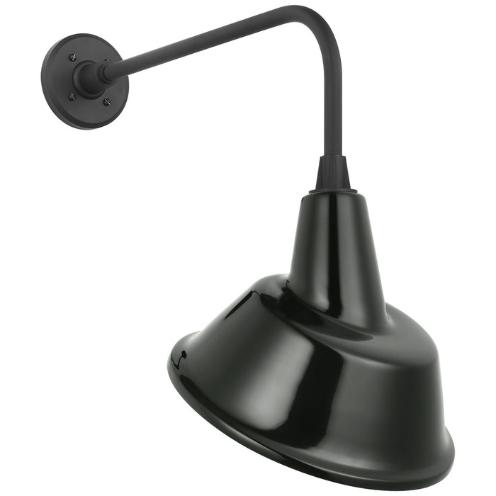 Visual Comfort Signature TOB 2809MBK/S3-G LED Barn Light, Matte Black