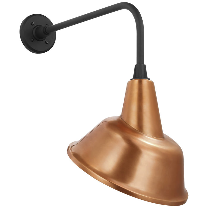 Visual Comfort Signature TOB 2809MBK/S3-SC LED Barn Light, Matte Black