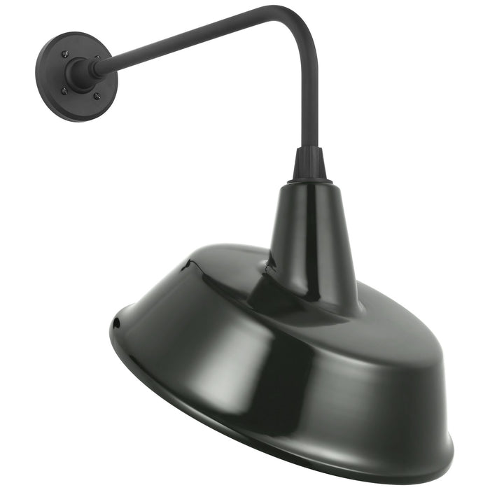 Visual Comfort Signature TOB 2809MBK/S4-G LED Barn Light, Matte Black