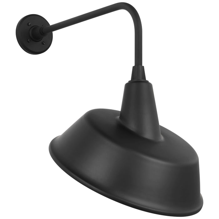 Visual Comfort Signature TOB 2809MBK/S4-MBK LED Barn Light, Matte Black