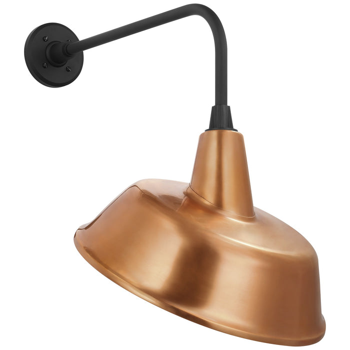 Visual Comfort Signature TOB 2809MBK/S4-SC LED Barn Light, Matte Black