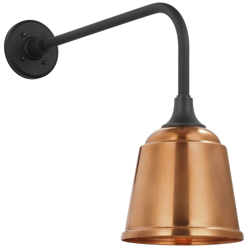 Visual Comfort Signature TOB 2809MBK/S5-SC LED Barn Light, Matte Black