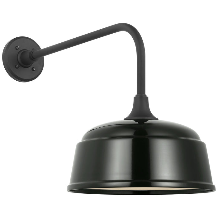 Visual Comfort Signature TOB 2809MBK/S6-G LED Barn Light, Matte Black