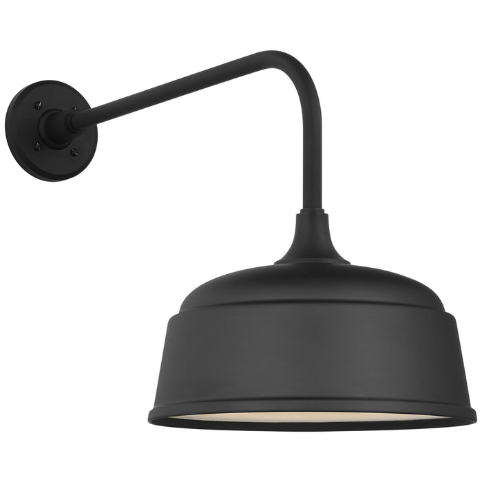 Visual Comfort Signature TOB 2809MBK/S6-MBK LED Barn Light, Matte Black