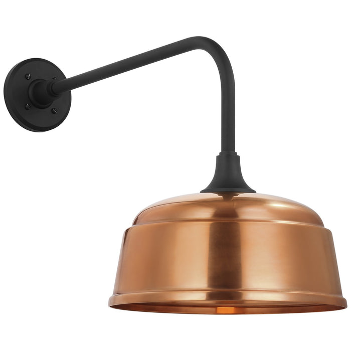 Visual Comfort Signature TOB 2809MBK/S6-SC LED Barn Light, Matte Black