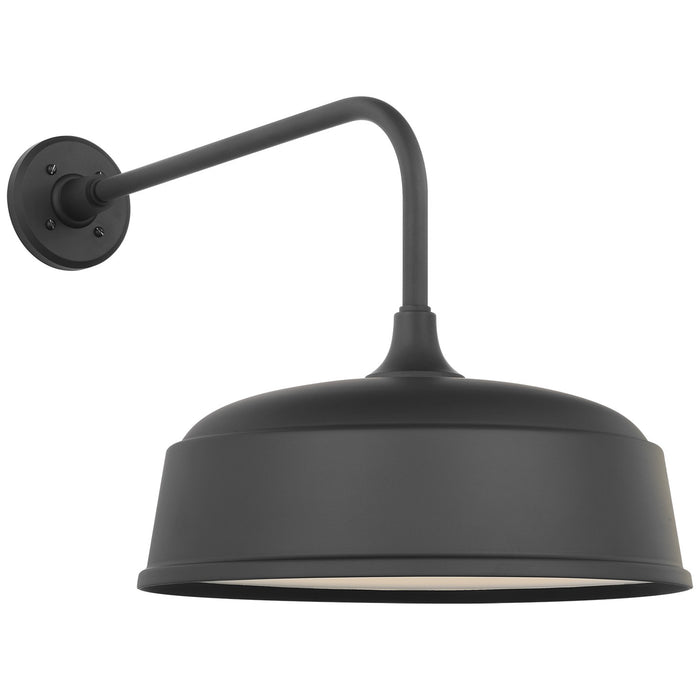 Visual Comfort Signature TOB 2809MBK/S7-MBK LED Barn Light, Matte Black