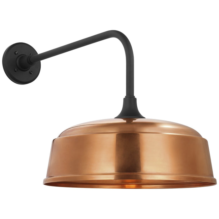 Visual Comfort Signature TOB 2809MBK/S7-SC LED Barn Light, Matte Black