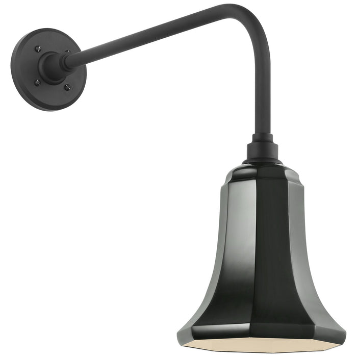 Visual Comfort Signature TOB 2809MBK/S8-G LED Barn Light, Matte Black