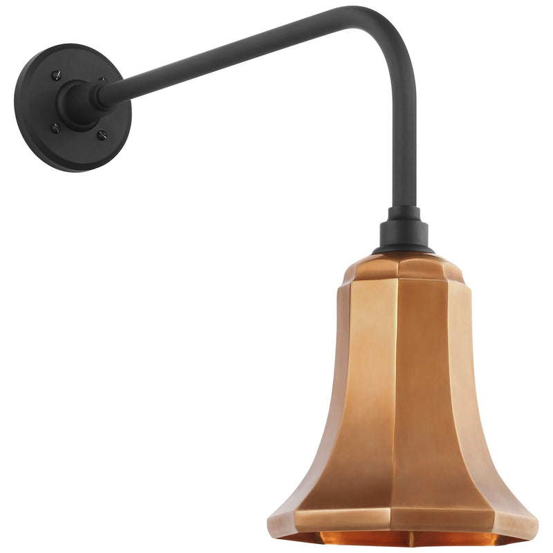 Visual Comfort Signature TOB 2809MBK/S8-SC LED Barn Light, Matte Black