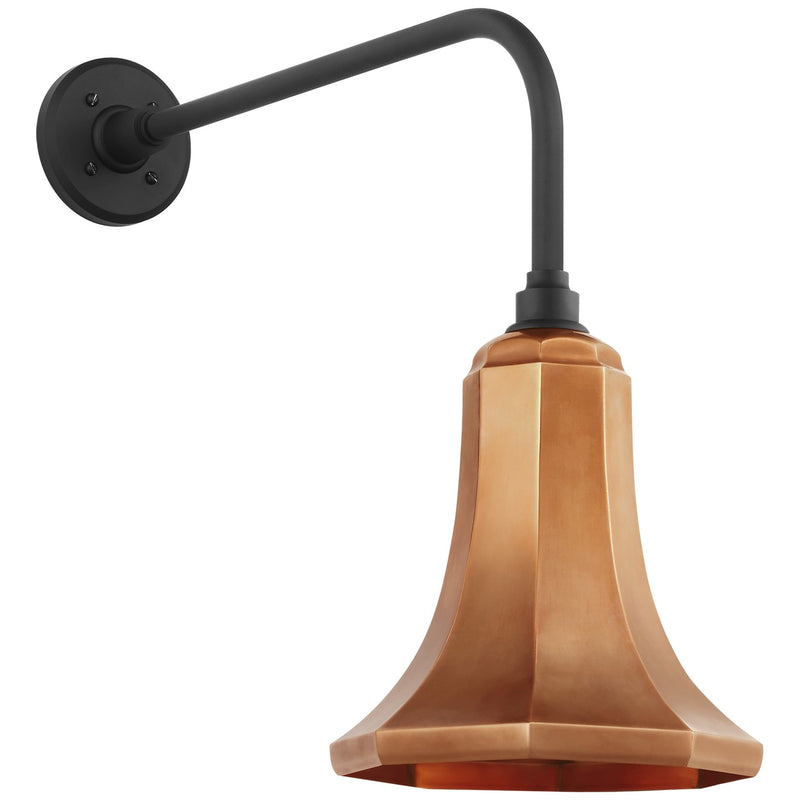 Visual Comfort Signature TOB 2809MBK/S9-SC LED Barn Light, Matte Black