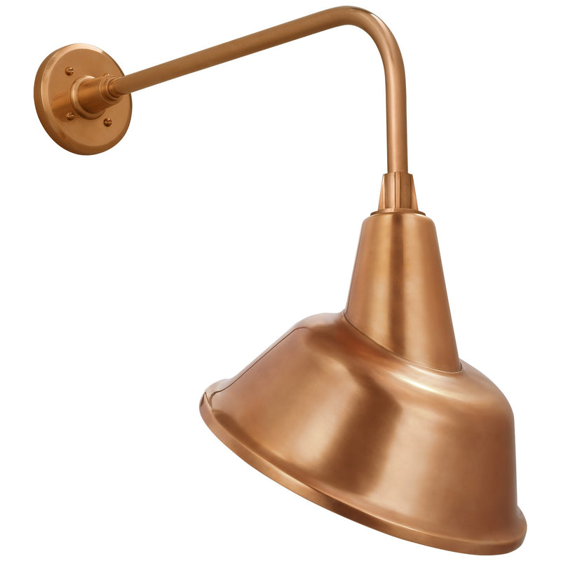 Visual Comfort Signature TOB 2809SC/S3-SC LED Barn Light, Soft Copper