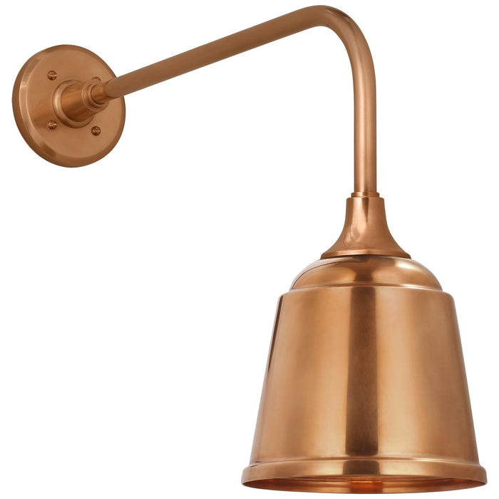 Visual Comfort Signature TOB 2809SC/S5-SC LED Barn Light, Soft Copper