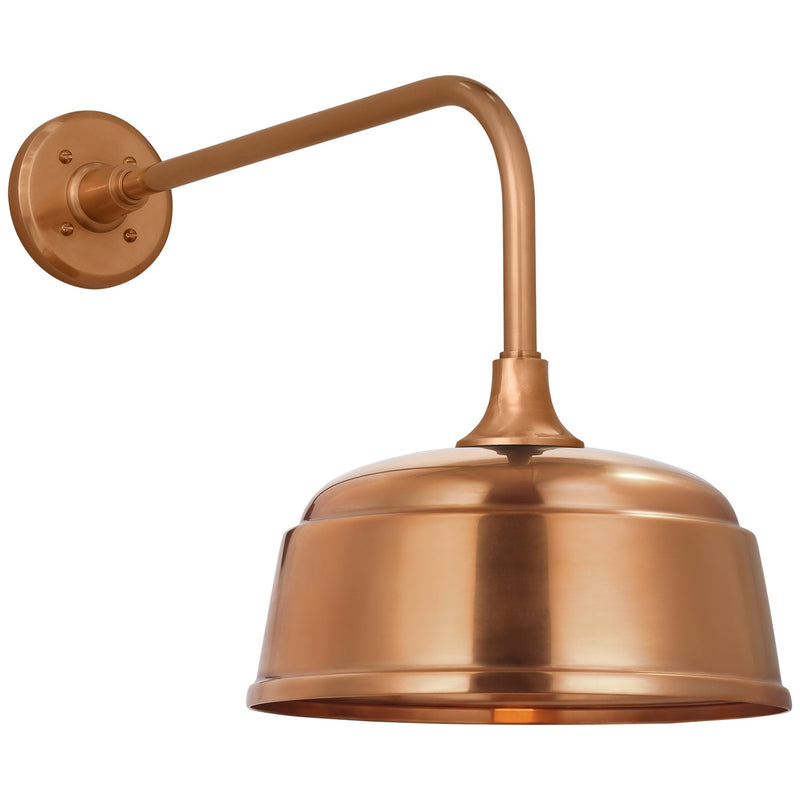 Visual Comfort Signature TOB 2809SC/S6-SC LED Barn Light, Soft Copper