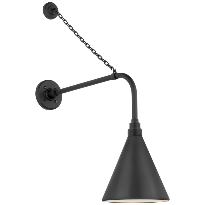 Visual Comfort Signature TOB 2810MBK/S10-MBK LED Barn Light, Matte Black