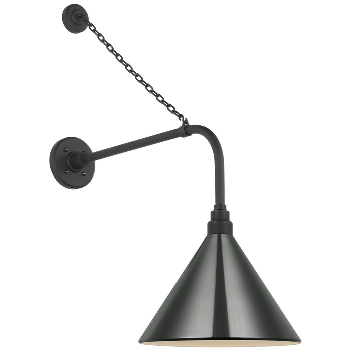 Visual Comfort Signature TOB 2810MBK/S11-G LED Barn Light, Matte Black