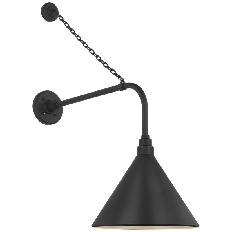 Visual Comfort Signature TOB 2810MBK/S11-MBK LED Barn Light, Matte Black