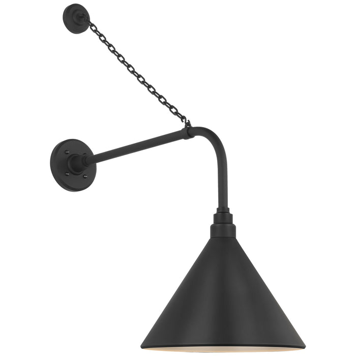 Visual Comfort Signature TOB 2810MBK/S11-MBK LED Barn Light, Matte Black