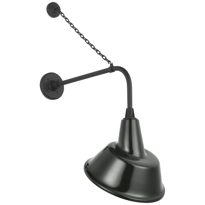 Visual Comfort Signature TOB 2810MBK/S3-G LED Barn Light, Matte Black