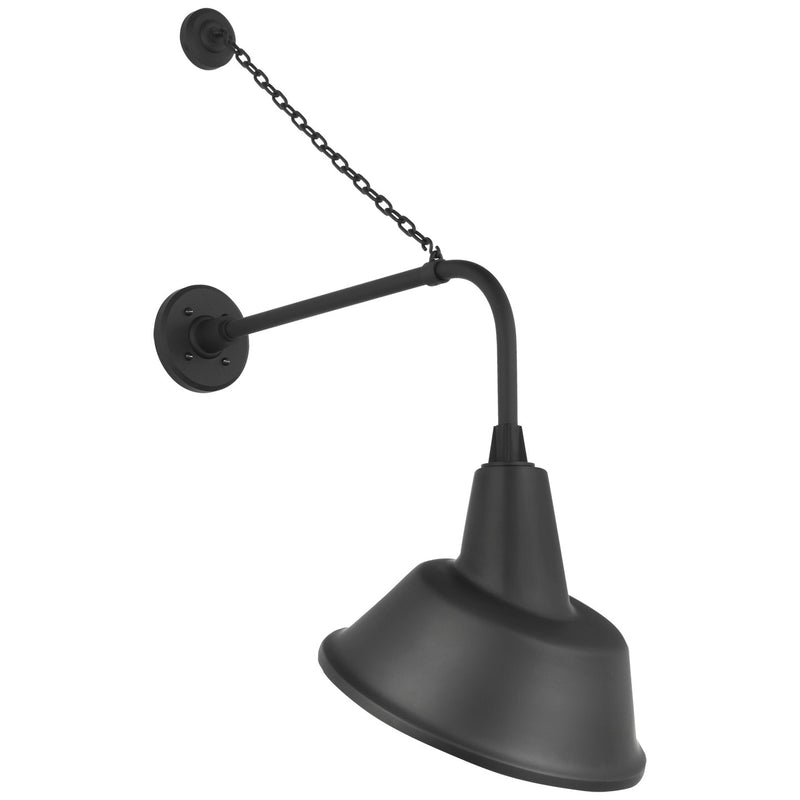 Visual Comfort Signature TOB 2810MBK/S3-MBK LED Barn Light, Matte Black