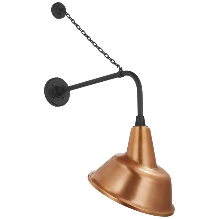 Visual Comfort Signature TOB 2810MBK/S3-SC LED Barn Light, Matte Black