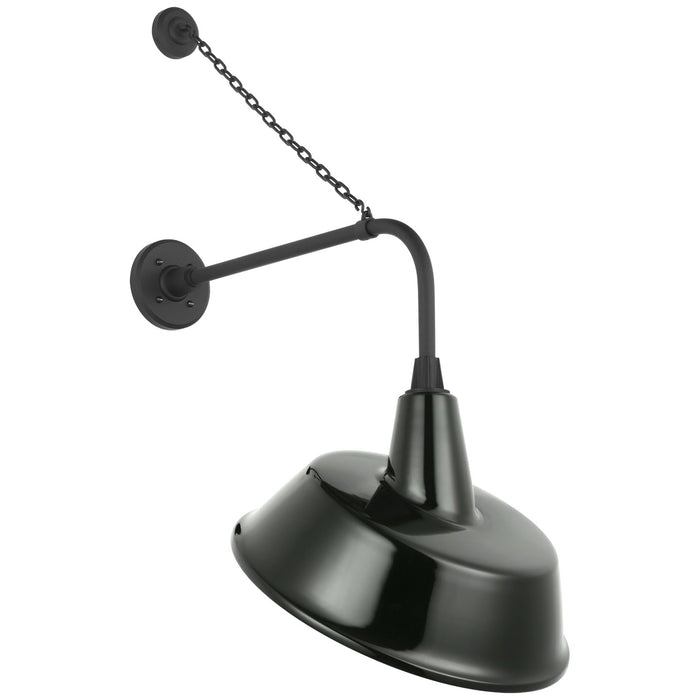 Visual Comfort Signature TOB 2810MBK/S4-G LED Barn Light, Matte Black