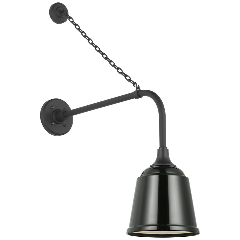 Visual Comfort Signature TOB 2810MBK/S5-G LED Barn Light, Matte Black