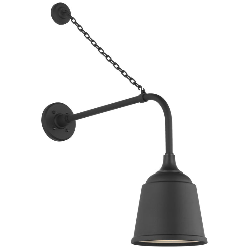 Visual Comfort Signature TOB 2810MBK/S5-MBK LED Barn Light, Matte Black