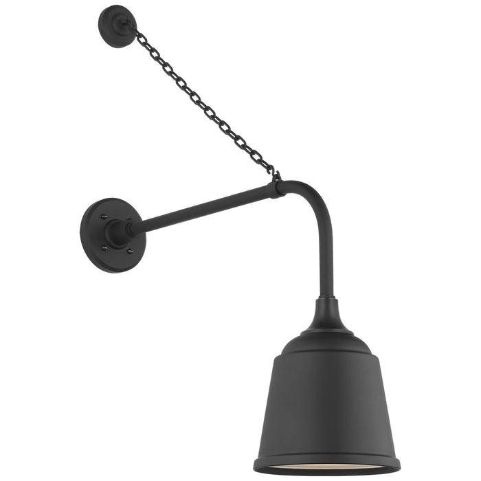 Visual Comfort Signature TOB 2810MBK/S5-MBK LED Barn Light, Matte Black