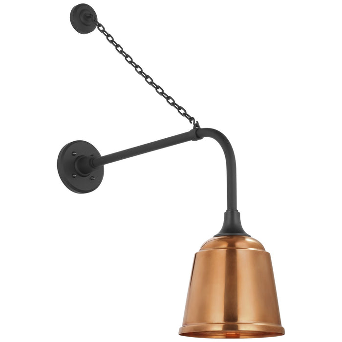 Visual Comfort Signature TOB 2810MBK/S5-SC LED Barn Light, Matte Black