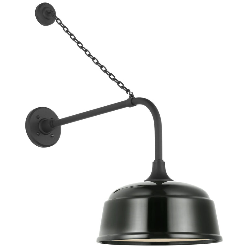 Visual Comfort Signature TOB 2810MBK/S6-G LED Barn Light, Matte Black