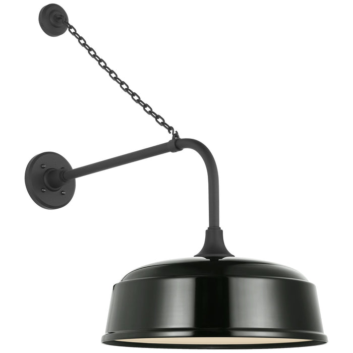 Visual Comfort Signature TOB 2810MBK/S7-G LED Barn Light, Matte Black