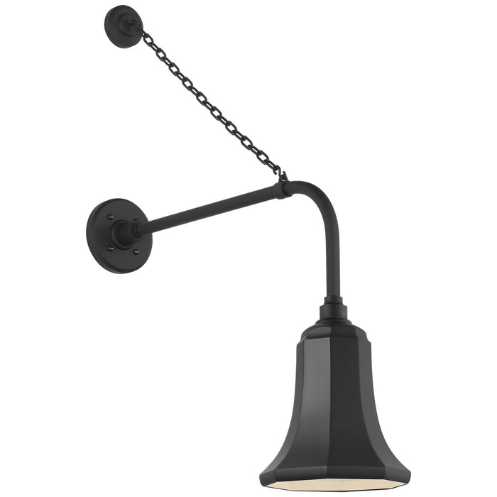 Visual Comfort Signature TOB 2810MBK/S8-MBK LED Barn Light, Matte Black