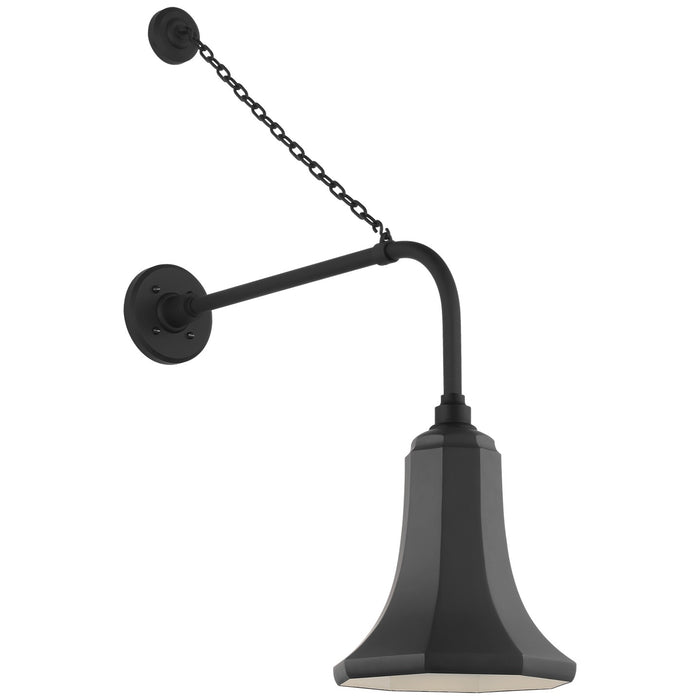 Visual Comfort Signature TOB 2810MBK/S9-MBK LED Barn Light, Matte Black