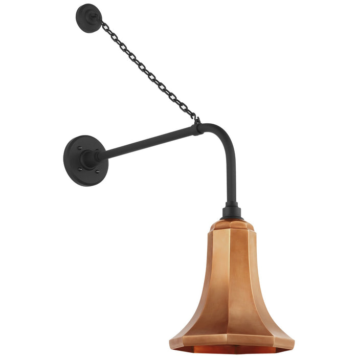 Visual Comfort Signature TOB 2810MBK/S9-SC LED Barn Light, Matte Black