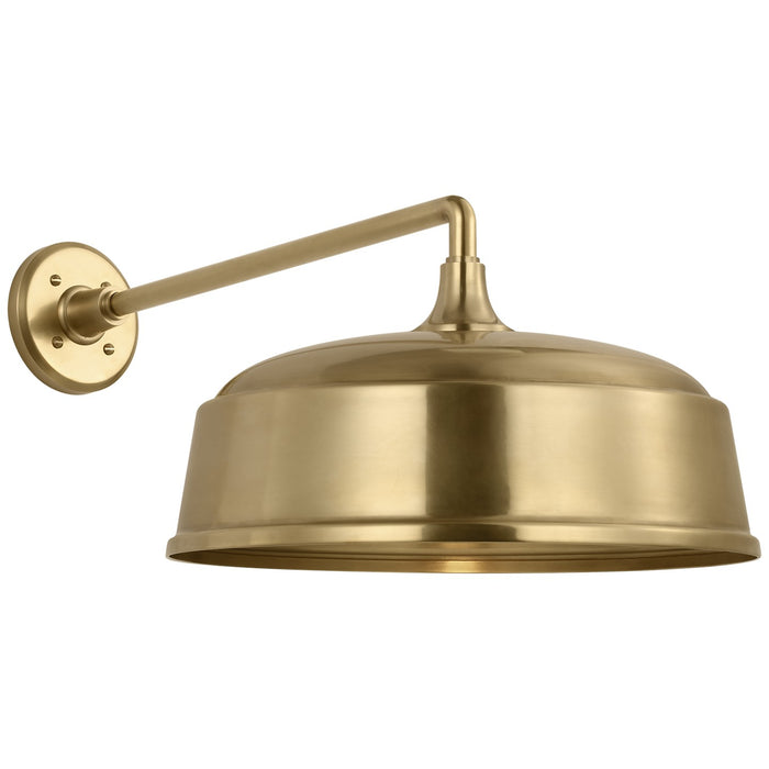 Visual Comfort Signature TOB 2812HAB/S7-HAB LED Barn Light, Hand-Rubbed Antique Brass