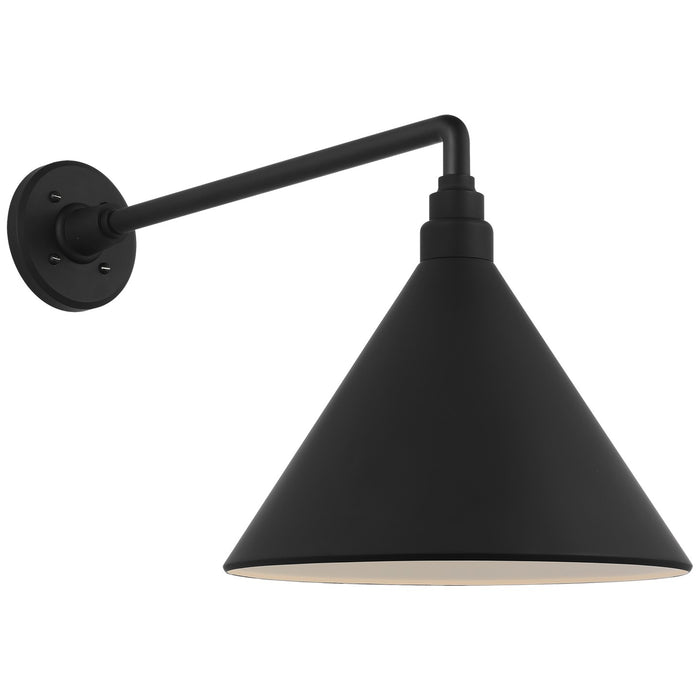 Visual Comfort Signature TOB 2812MBK/S11-MBK LED Barn Light, Matte Black