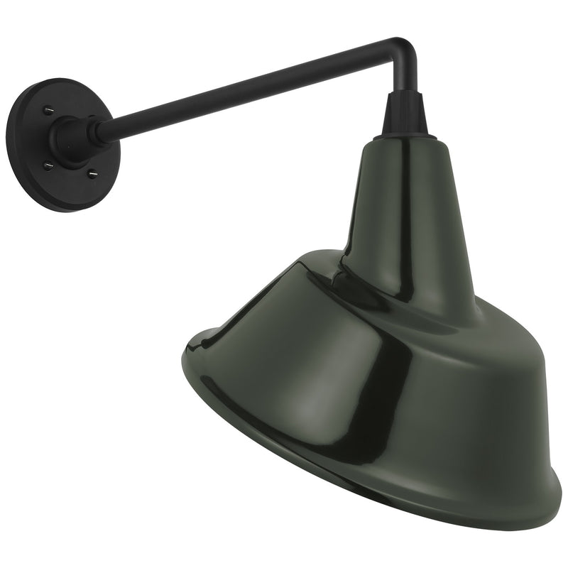 Visual Comfort Signature TOB 2812MBK/S3-G LED Barn Light, Matte Black